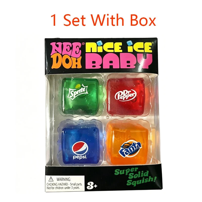 Squishy Stress Relief Sensory Cube