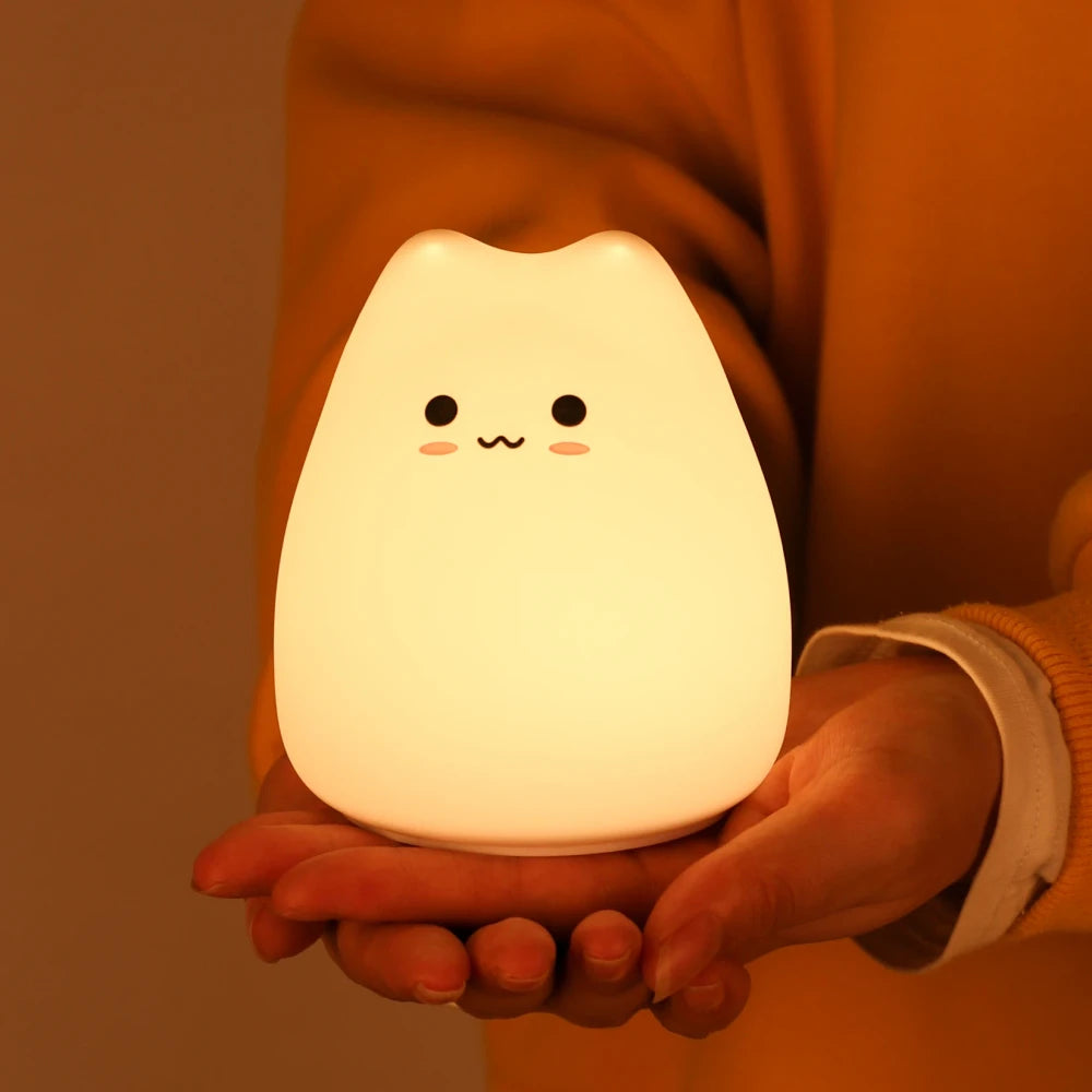 Color Changing Cat Night Light