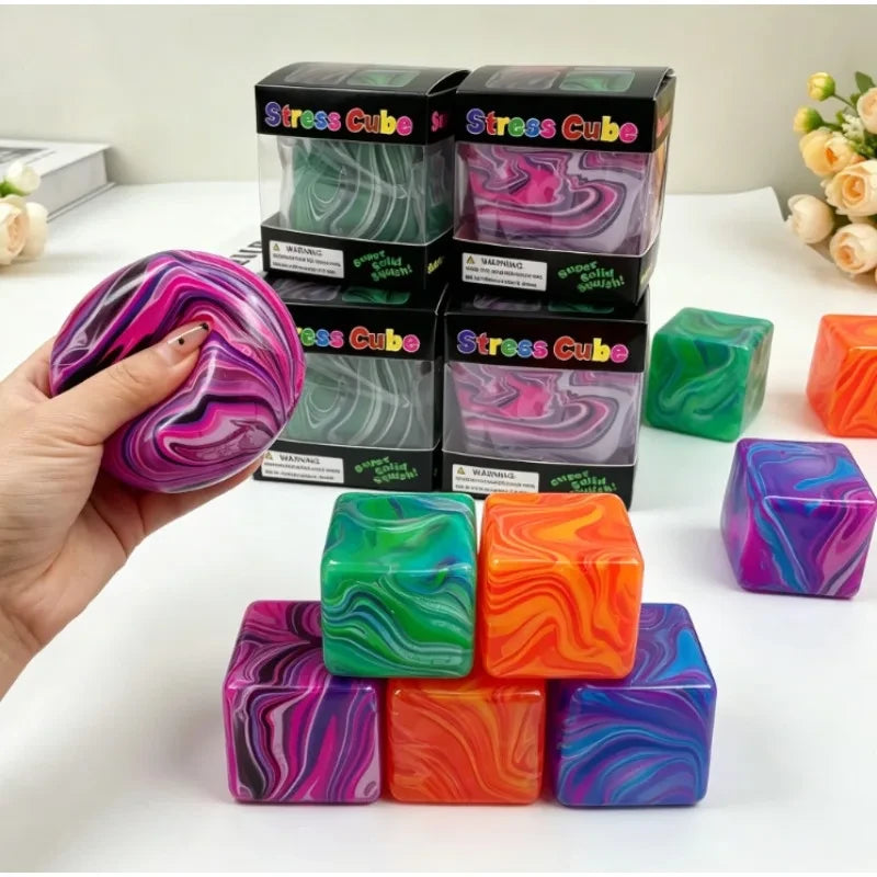 Sensory Stress Relief Toy Cube