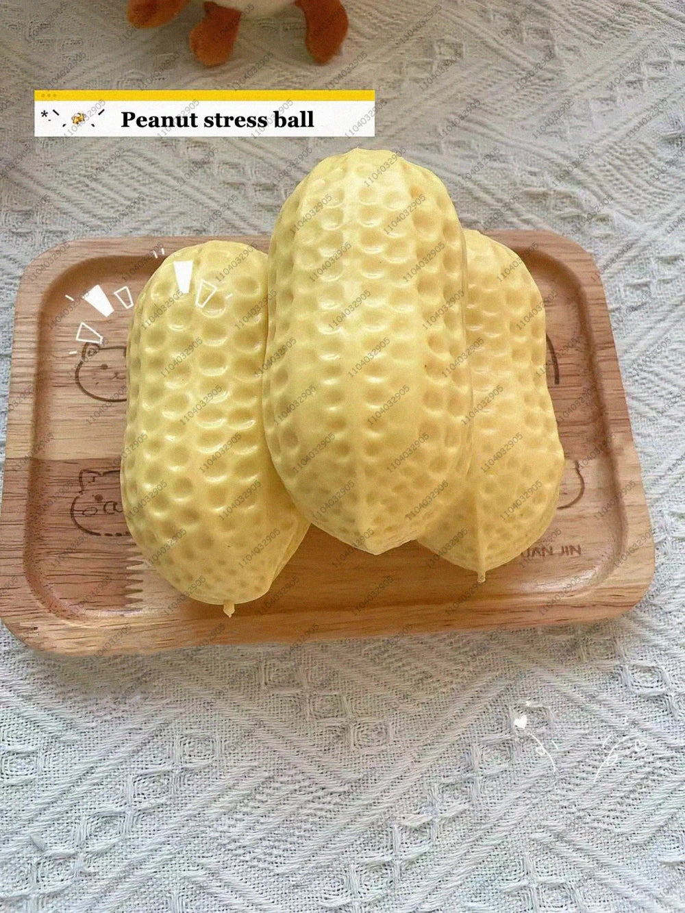 Buttery-Soft Peanut Stress Ball