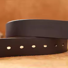 Genuine Cowhide Leather Belt for Men - Classic Pin Buckle, Business & Casual Wear