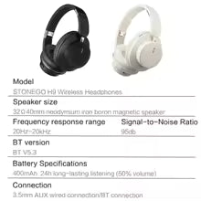Wireless Bluetooth Headphones – Over-Ear Foldable Headset