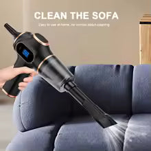 ABS Wireless Car & Home Vacuum Cleaner - High-Power Mini Portable Vacuum with Attachments