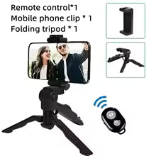 Smartphone Vlogging Kit — Tripod, Mic & LED Light