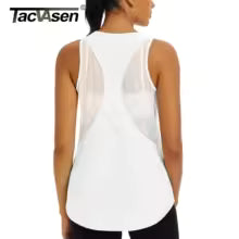 Women's Mesh Racerback Workout Tank Top – Quick Dry Sleeveless Yoga Shirt