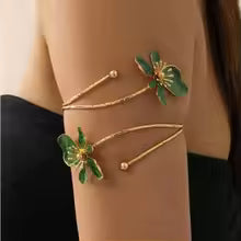 Boho Floral Cuff Bracelet for Women