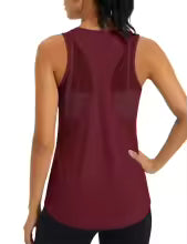 Women's Mesh Racerback Workout Tank Top – Quick Dry Sleeveless Yoga Shirt
