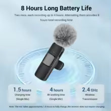 Wireless Lavalier Microphone for Smartphones & Tablets
