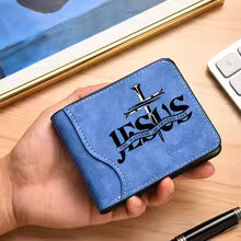 Men's Slim Leather Wallet with Card Slots