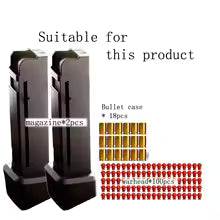 G34 Soft Bullet Toy Pistol – Shell Ejecting Blowback Continuous Firing Toy Gun