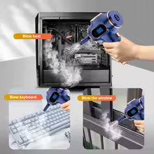 ABS Wireless Car & Home Vacuum Cleaner - High-Power Mini Portable Vacuum with Attachments