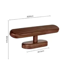 Walnut Wood Watch & Jewelry Display Stand - Bracelet, Necklace & Anklet Hanger Organizer