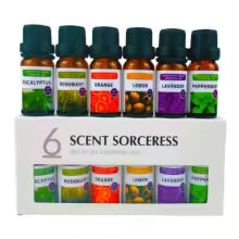 6-Piece Pure Essential Oil Set – Aromatherapy Gift Set for Relaxation & Wellness